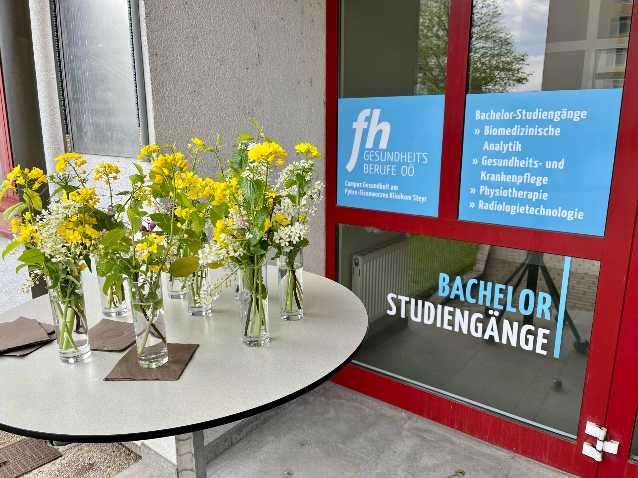 Empfang beim Praktikumsanleiter*innentreffen am Studiengang Physiotherapie in Steyr Empfang beim Praktikumsanleiter*innentreffen am Studiengang Physiotherapie in Steyr