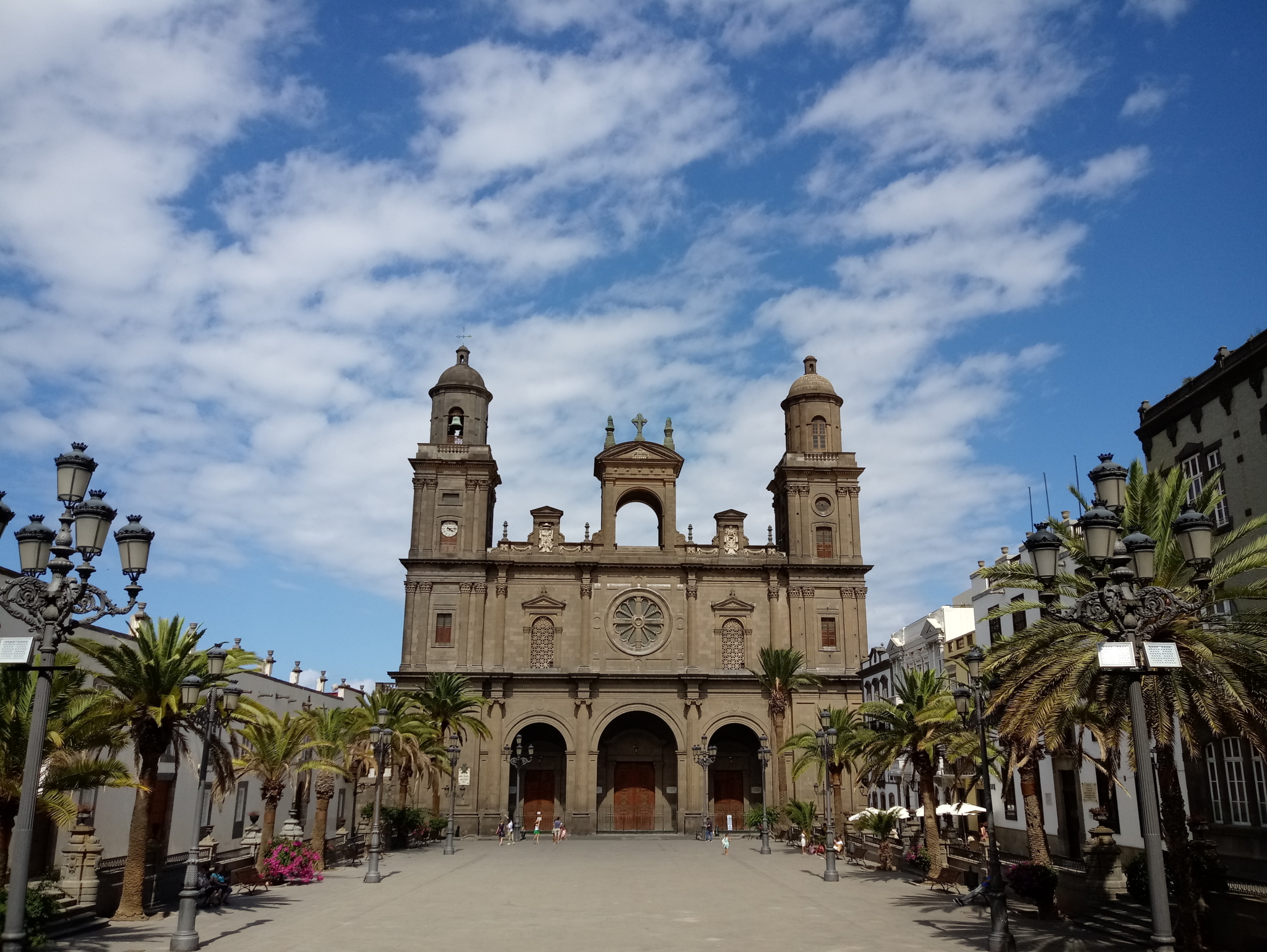 Aufnahme einer Kirche in Las Palmas, Spanien  (vergrößerte Ansicht in der Galerie)
