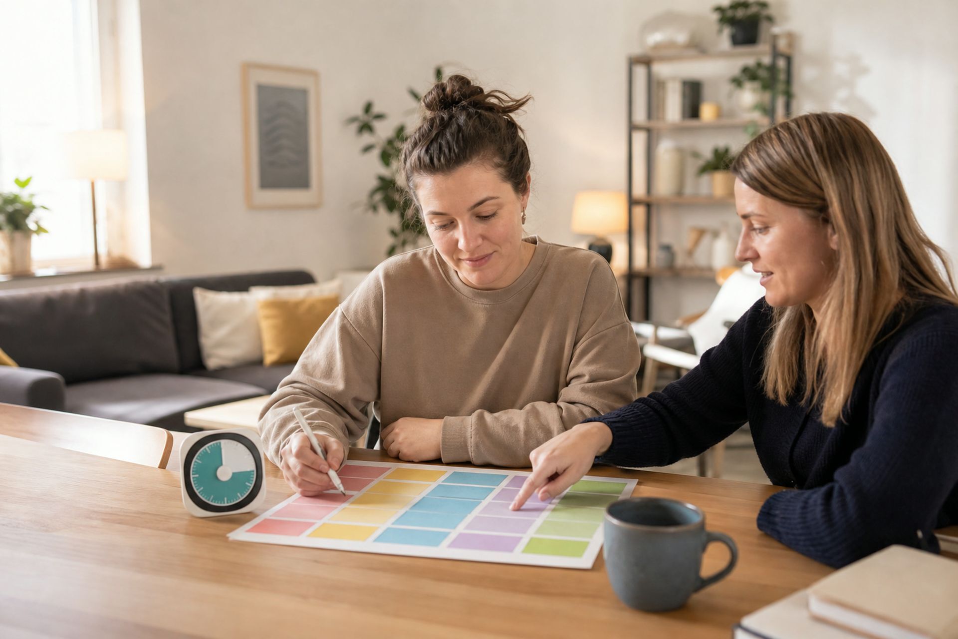 Symbolbild Planung einer Alltagsstruktur mittels Kalender, Fotocredit: Adobe Stock | Symbolbild: KI-generiert Symbolbild Planung einer Alltagsstruktur mittels Kalender, Fotocredit: Adobe Stock | Symbolbild: KI-generiert