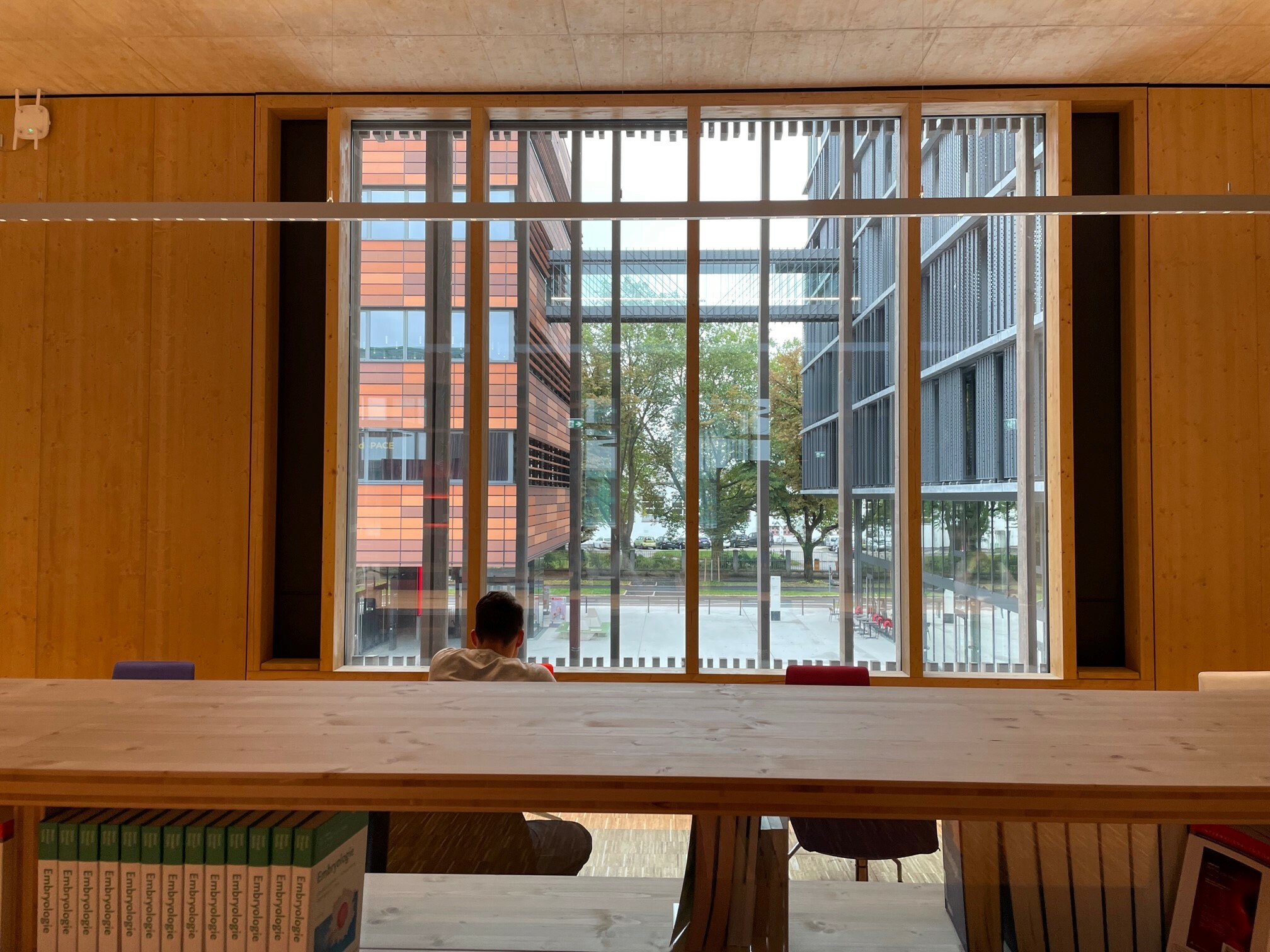 Ausblick im neuen Gebäude des Kepler Uniklinikum 