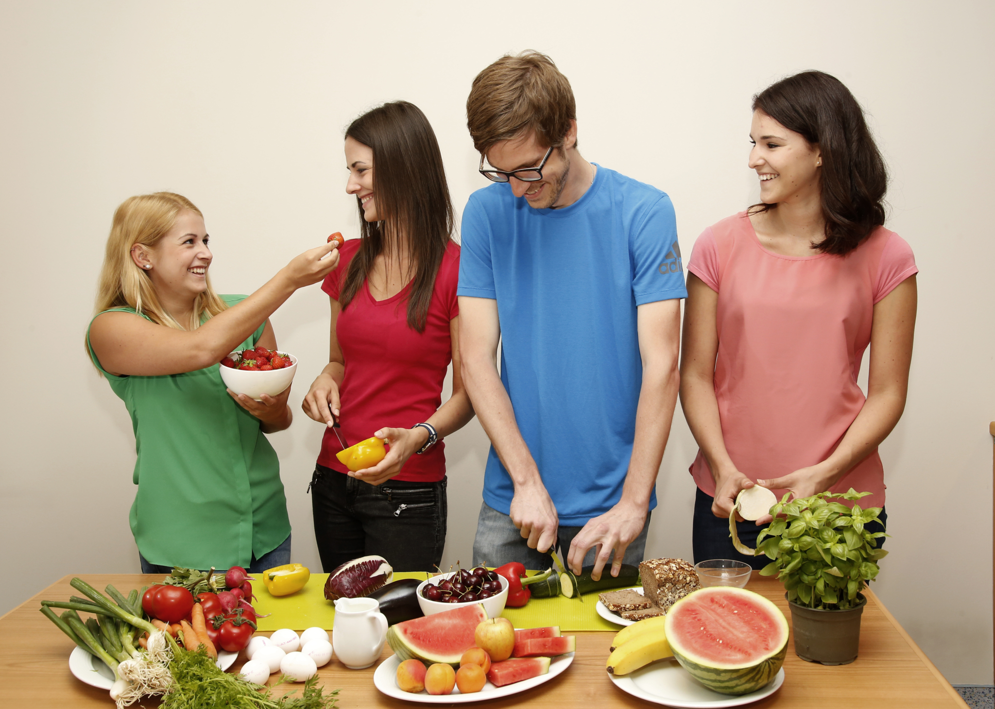 Getting to know different fruits and vegetables in dietetics 