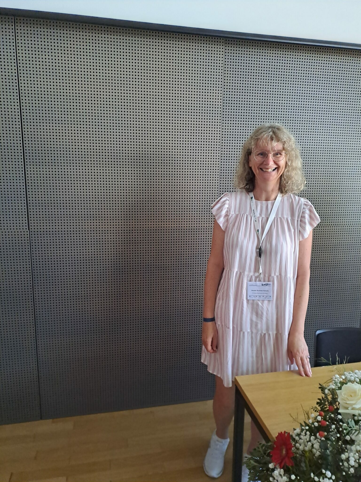Renate Ruckser-Scherb beim IKT-Forum 2023 Fotocredit: FH Gesundheitsberufe OÖ Renate Ruckser-Scherb beim IKT-Forum 2023 Fotocredit: FH Gesundheitsberufe OÖ