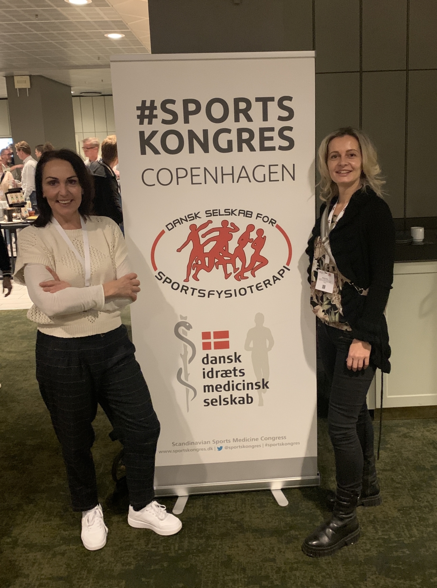 Siegrid Egger und Barbara Kern beim 17th Scandinavian Sports Medicine Congress in Kopenhagen 