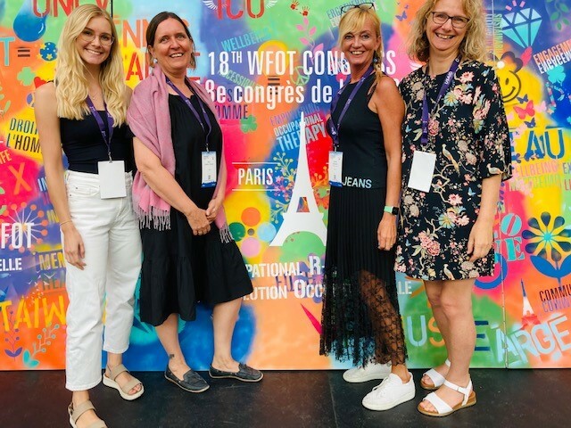 Team der FH Gesundheitsberufe OÖ bei der World Federation of Occupational Therapists in Paris 2022 Team der FH Gesundheitsberufe OÖ bei der World Federation of Occupational Therapists in Paris 2022