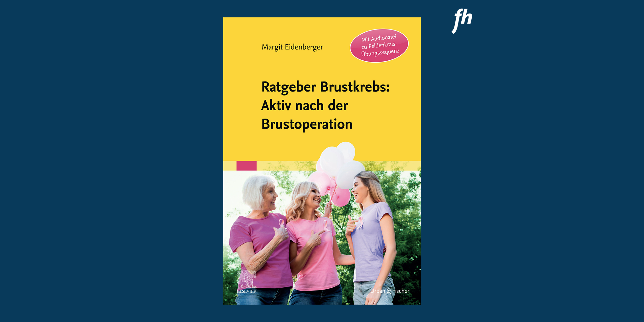 Buchcover Ratgeber Brustkrebs, Margit Eidenberger 