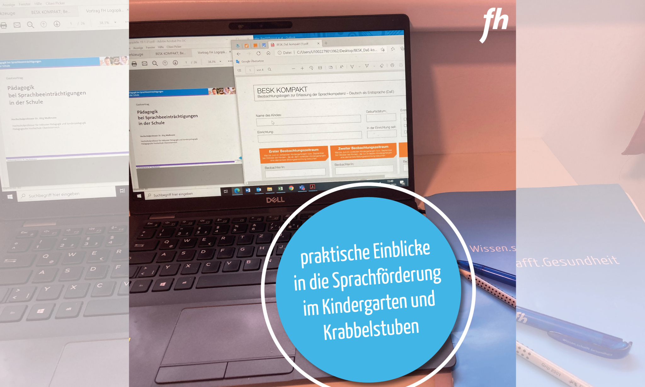 Bild zur interprofessionellen Online-Vorlesung "Schnittstelle Sprachförderung - Sprachtherapie" Bild zur interprofessionellen Online-Vorlesung "Schnittstelle Sprachförderung - Sprachtherapie"