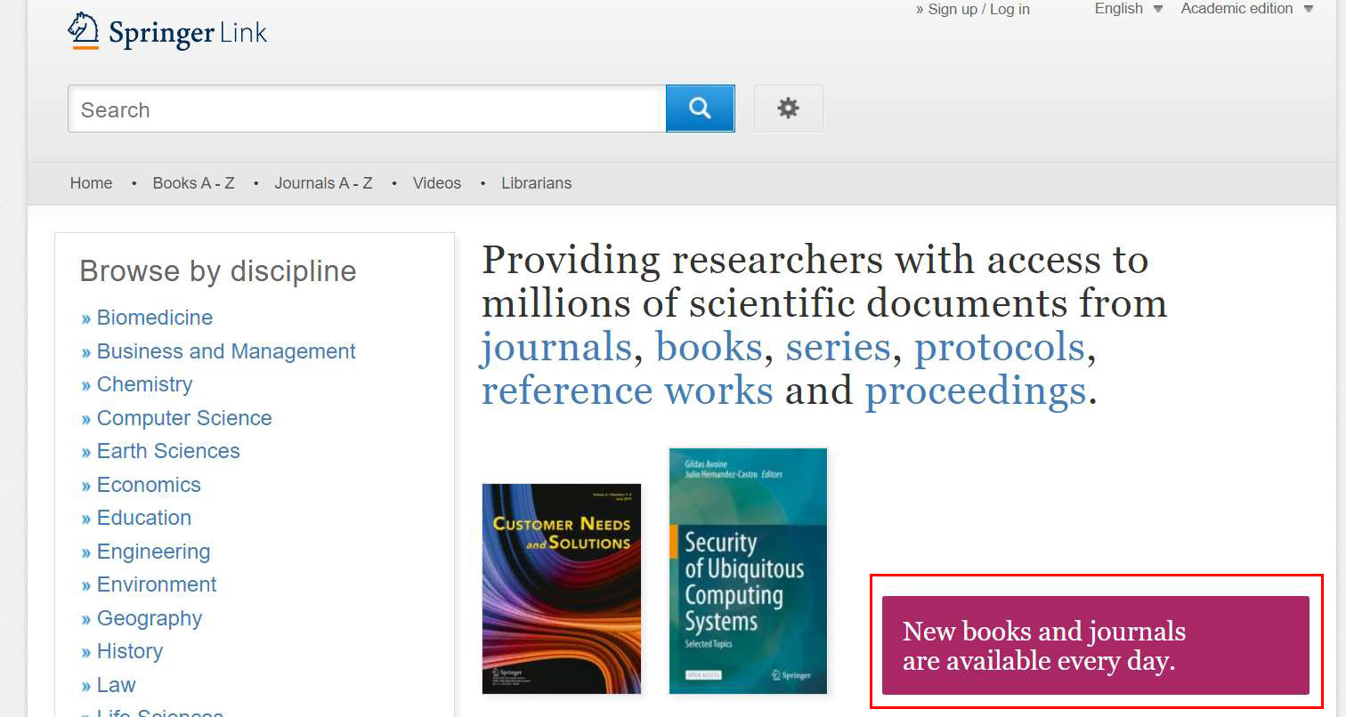 Shibboleth SpringerLink "New books available" Fenster Shibboleth SpringerLink "New books available" Fenster Shibboleth SpringerLink "New books available" Fenster Shibboleth SpringerLink "New books available" Fenster