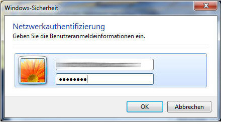 eduroam Screenshot Windows 7 Benutzerdateneingabe 